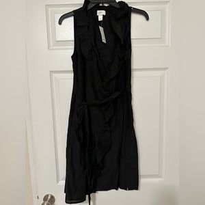 Ann Taylor LOFT Black Casual Dress